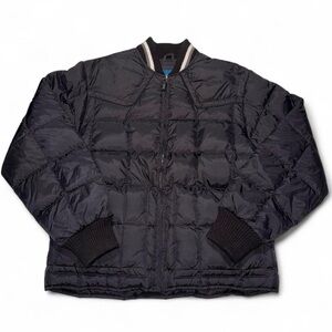 Men's Black Quilted Puffer Jacket